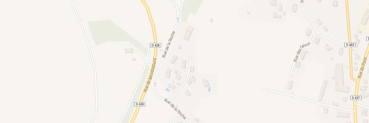 Plan du 62 Rue de la Roche à Mathay