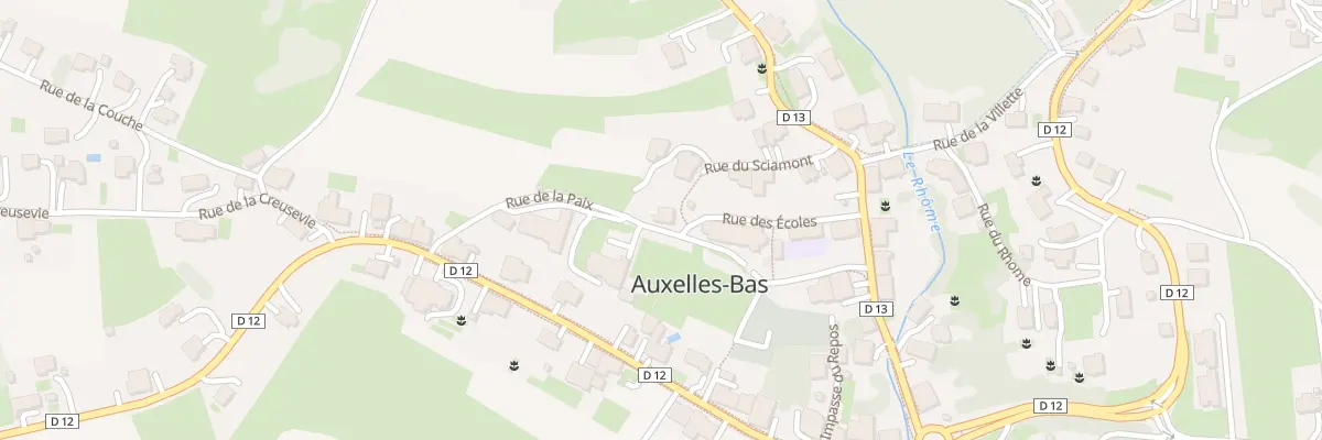 Plan du 4 Rue de la Paix à Auxelles-Bas