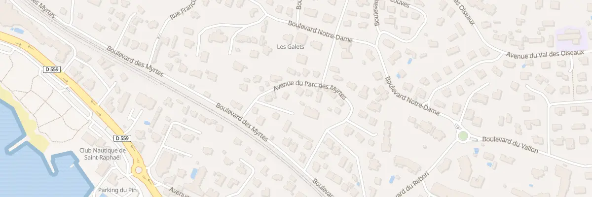Plan du 134 Av du Parc des Myrtes à Saint-Raphaël