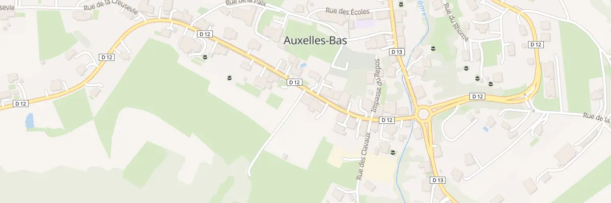 Plan du 5078 Rue du Gen de Gaulle à Auxelles-Bas