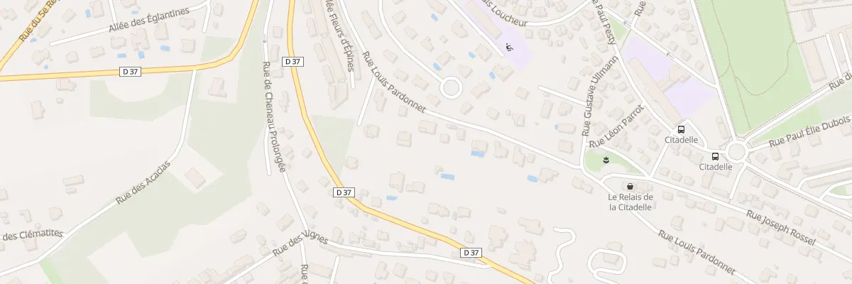 Plan du 71 Rue Louis Pardonnet à Montbéliard