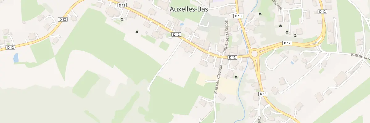 Plan du 15 Rue du Gen de Gaulle à Auxelles-Bas