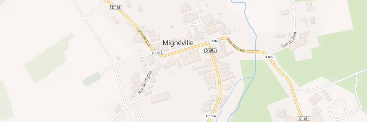 Plan du 1 Grande Rue à Mignéville