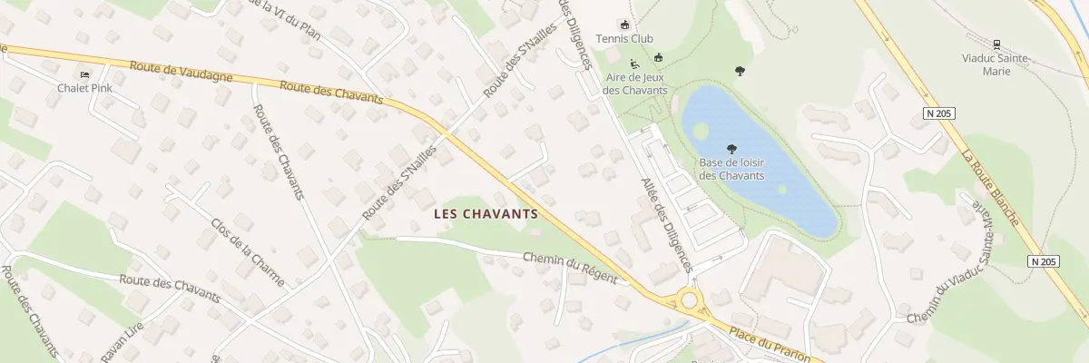 Plan du 146 Rte des Chavants aux Houches