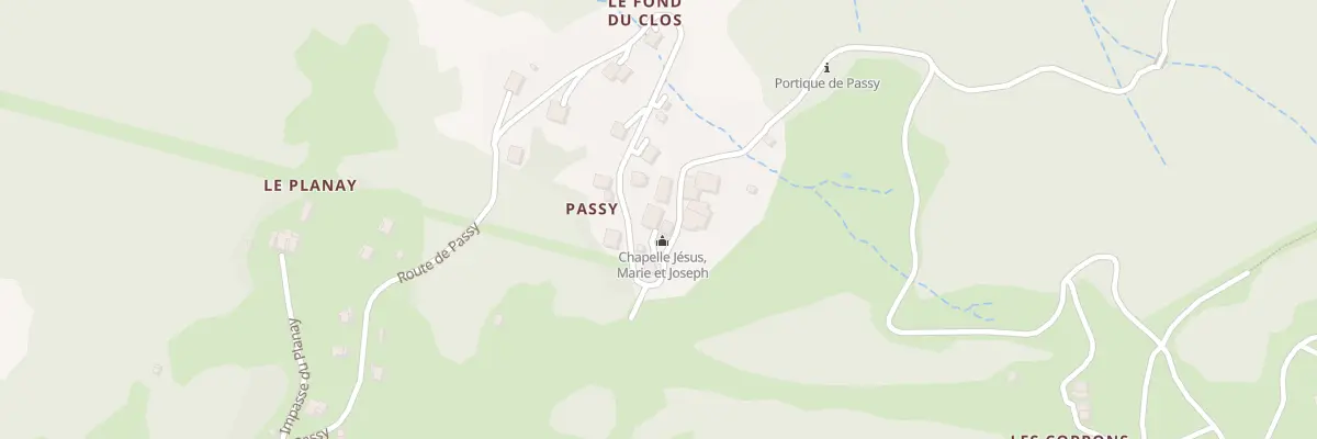 Plan du 1789 Rte de Passy à Sixt-Fer-à-Cheval