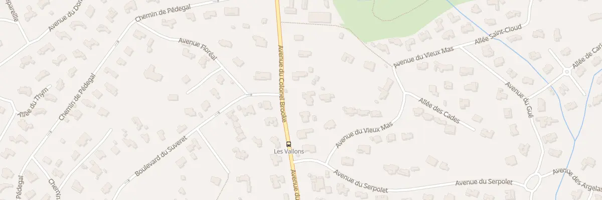 Plan du 774 Av Col Brooke à Saint-Raphaël