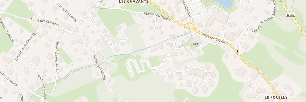 Plan du 178 Che Verney du Fouilly aux Houches