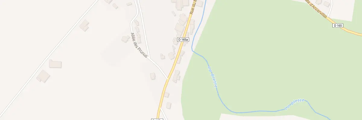 Plan du 25 Rue du Moulin à Mignéville
