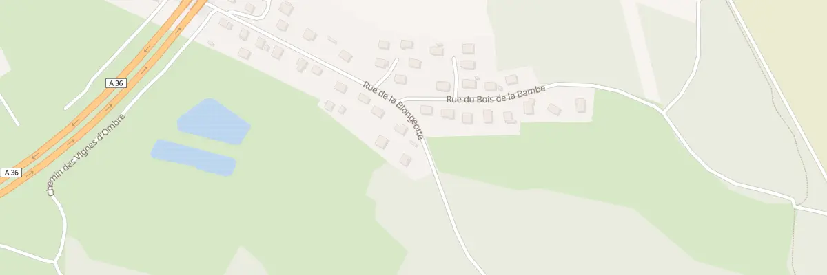 Plan du 45 Rue de la Blongeotte à Voujeaucourt