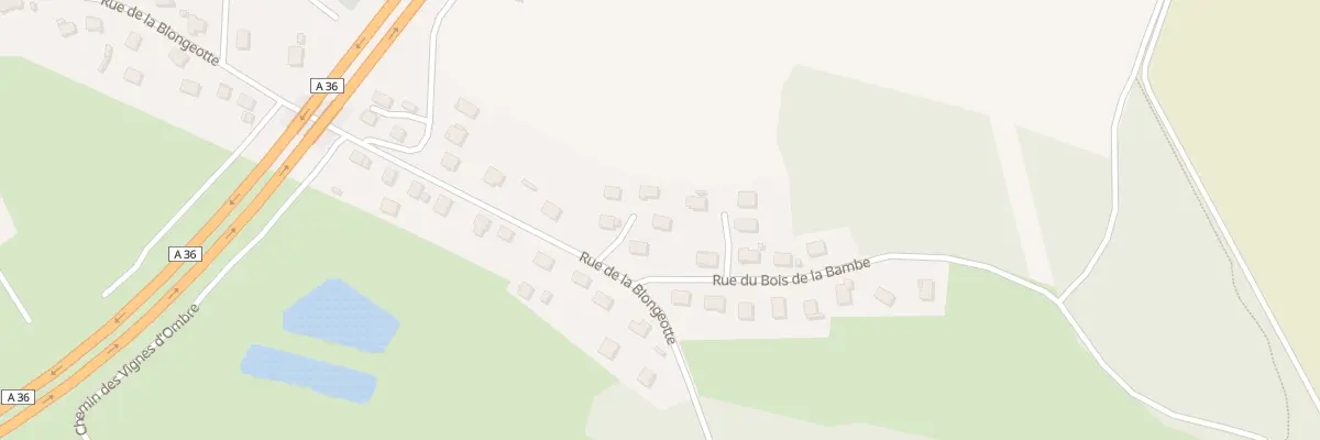 Plan du 48 Rue de la Blongeotte à Voujeaucourt