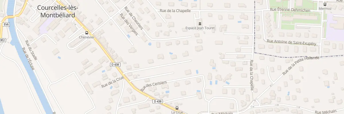 Plan du 9 Rue des Touviers à Courcelles-lès-Montbéliard