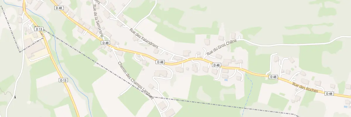 Plan du 26 Rue des Roches à Auxelles-Haut
