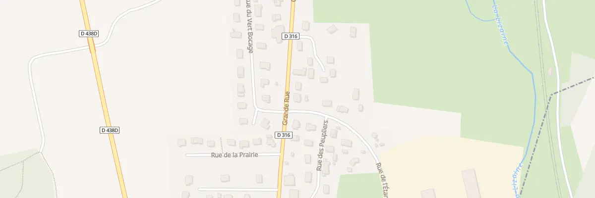 Plan du 1 Rue de l’Etang de Bussurel à Héricourt