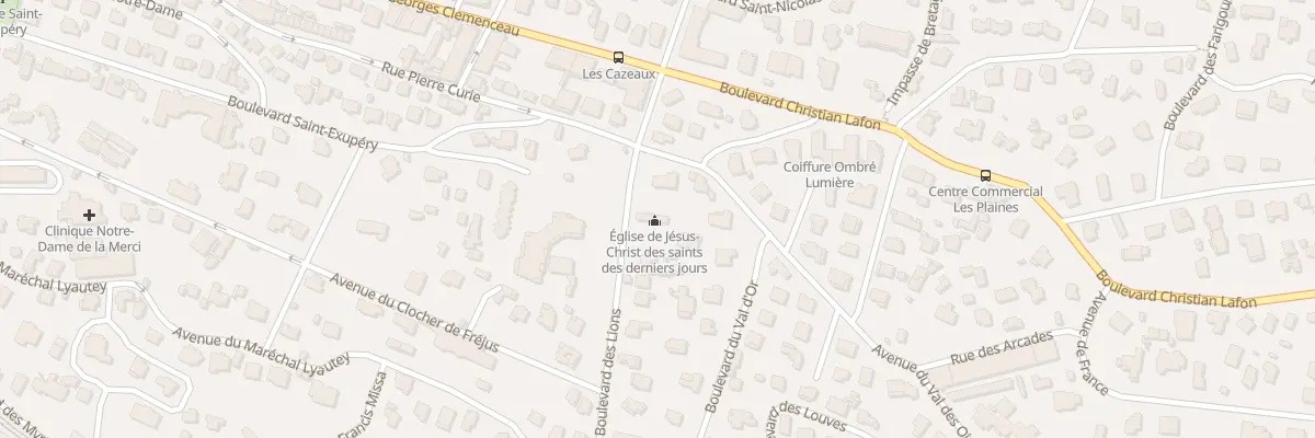 Plan du 281 Bd des Lions à Saint-Raphaël