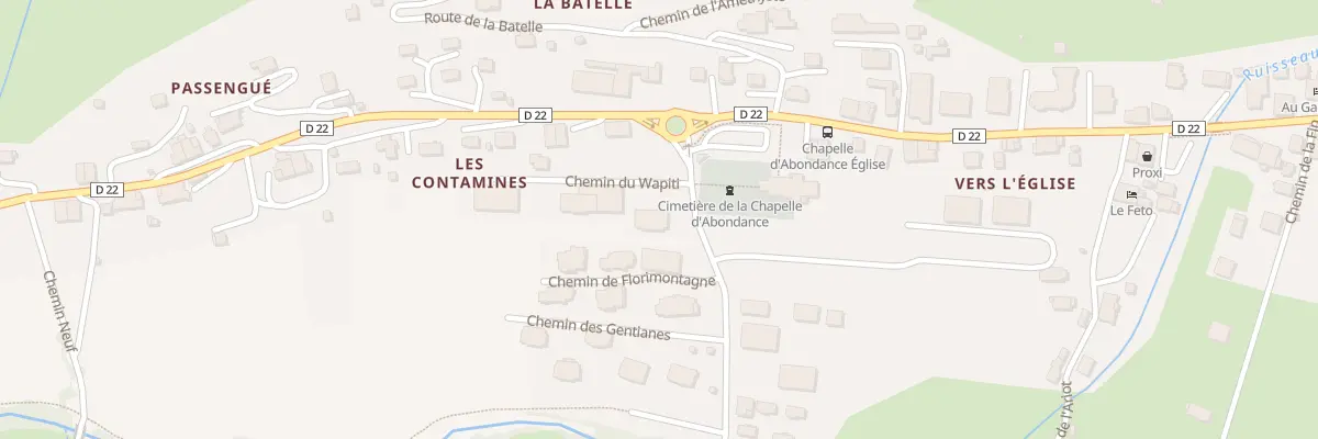 Plan du 42 Rte des Contamines à La Chapelle-d’Abondance