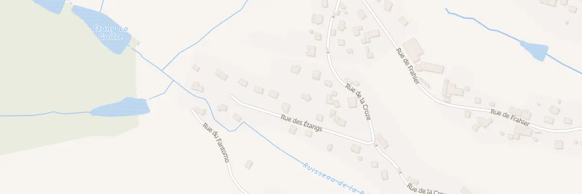 Plan du 10 Rue des Etangs à Châlonvillars
