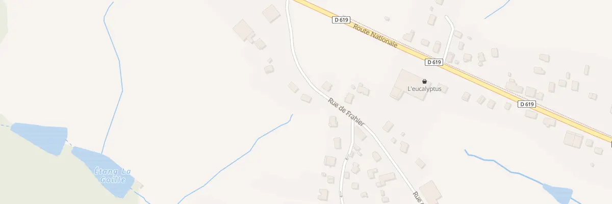 Plan du 13 Rue de Frahier à Châlonvillars