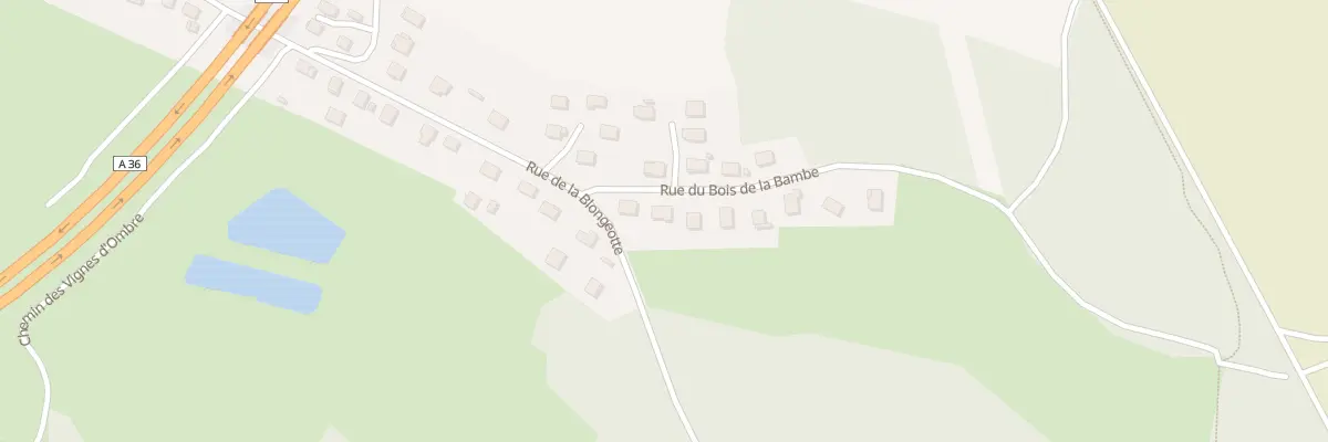 Plan du 3 Rue de Bambe à Voujeaucourt