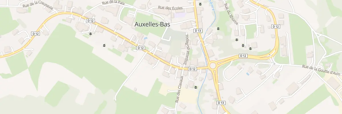 Plan du 10 Rue du Gen de Gaulle à Auxelles-Bas