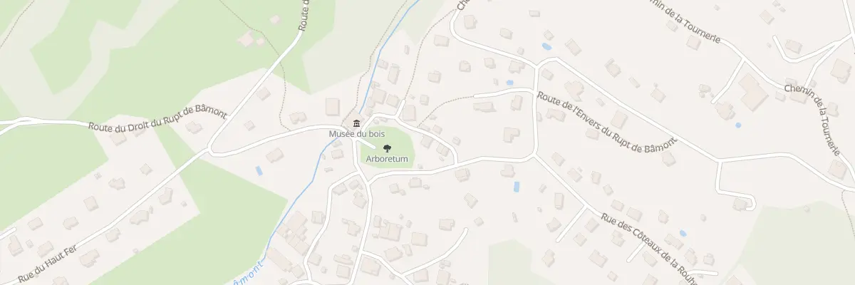 Plan du 101 Rte de l’Envers Rupt de Bamont à Saulxures-sur-Moselotte