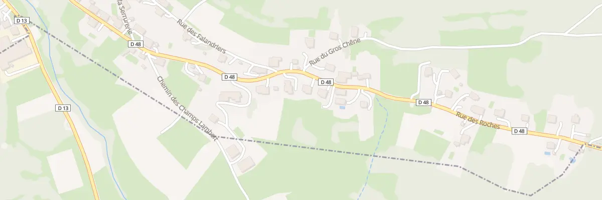 Plan du 23 Rue des Roches à Auxelles-Haut