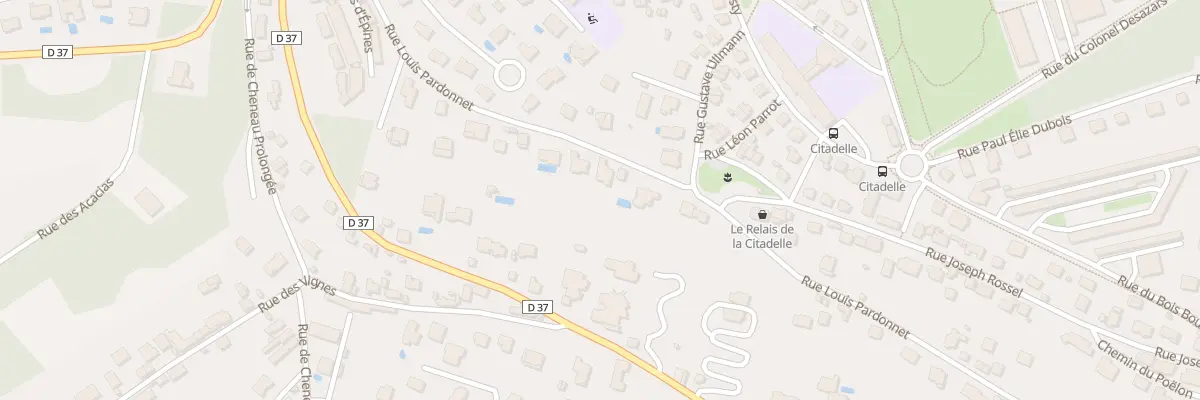 Plan du 61 Rue Louis Pardonnet à Montbéliard