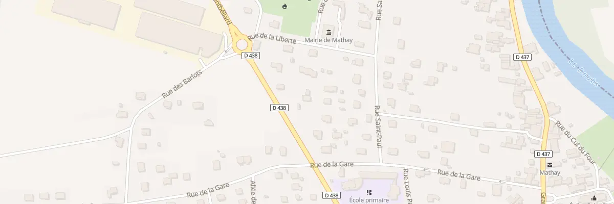 Plan du 99 Rue de Saint Paul à Mathay