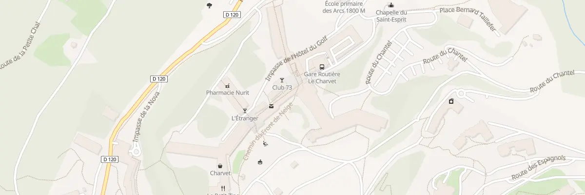 Plan du 6339 Imm Les Belles Challes à Bourg-Saint-Maurice