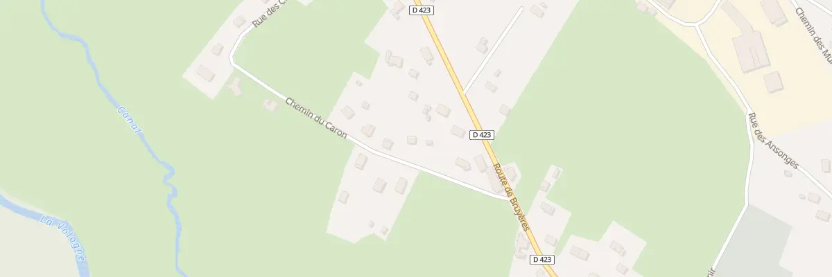 Plan du 4 Che du Caron à Granges-Aumontzey