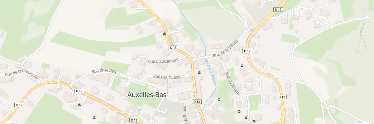 Plan du 7 Rue du Chateau à Auxelles-Bas