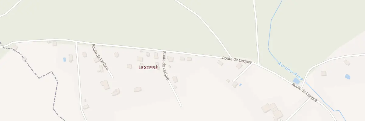 Plan du 37 Rte de Lexipré aux Poulières