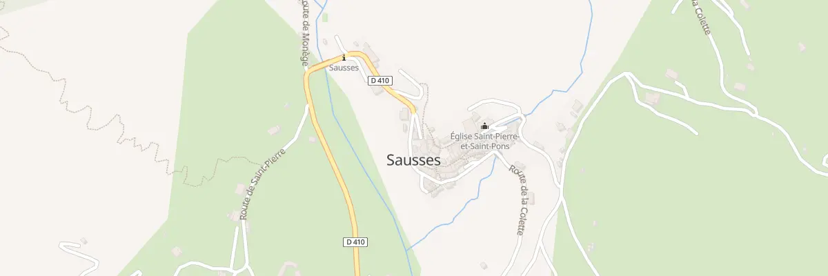 Plan du 5064 Le Village à Sausses