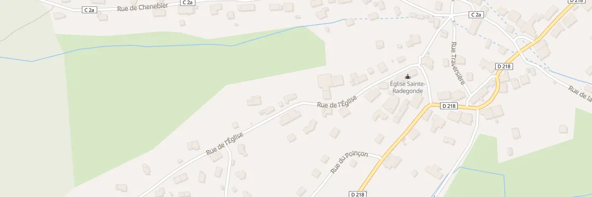 Plan du 12B Rue de l’Eglise à Châlonvillars
