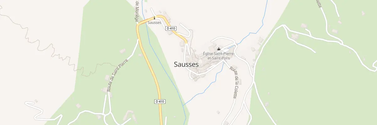 Plan du 5039 Le Village à Sausses