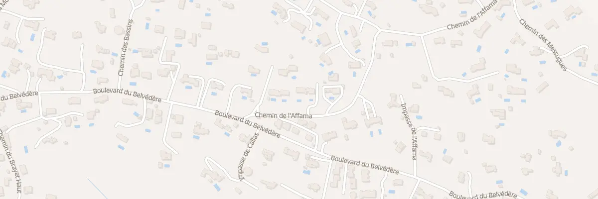 Plan du 27 Che de l’Affama à Montauroux