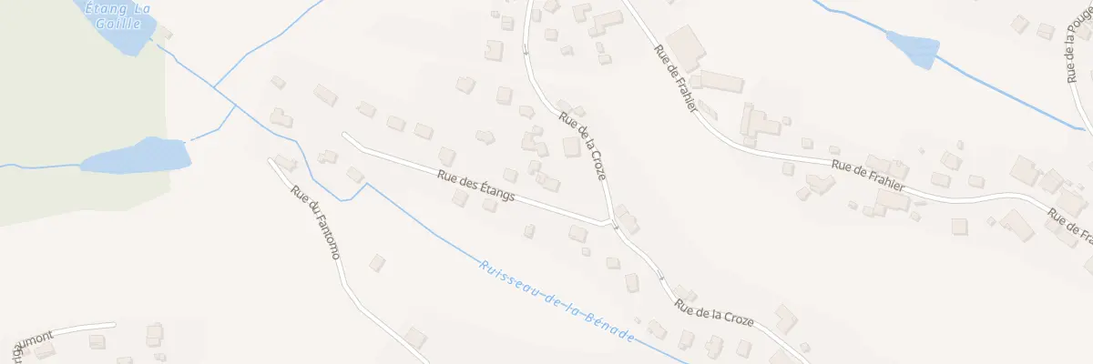 Plan du 4 Rue des Etangs à Châlonvillars