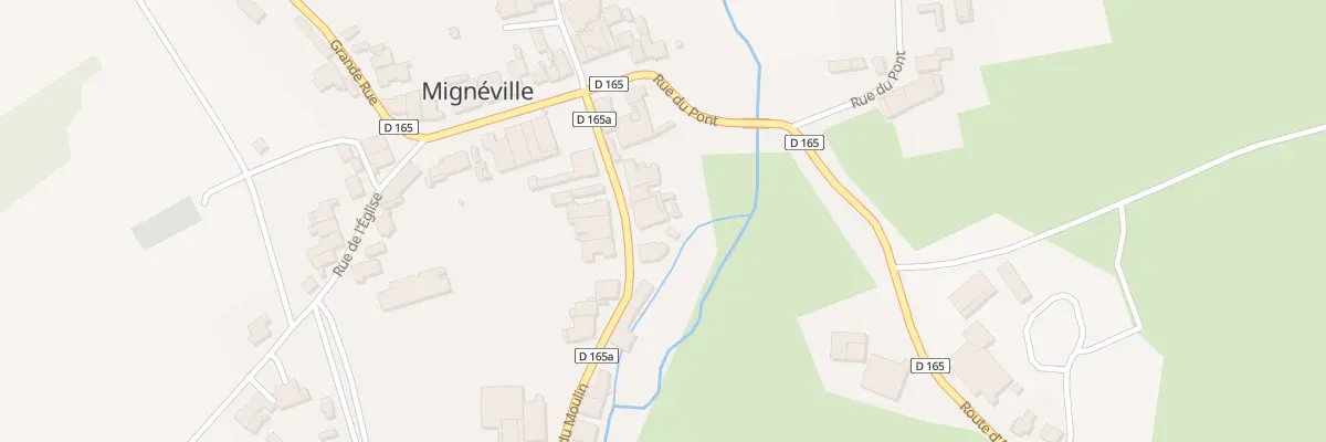 Plan du 5 Rue du Moulin à Mignéville