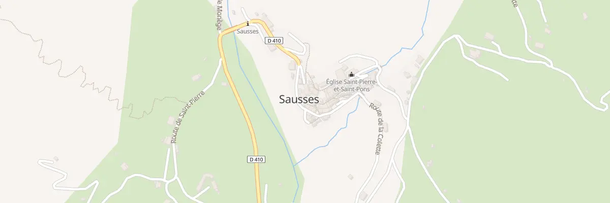Plan du 7010 Le Village à Sausses