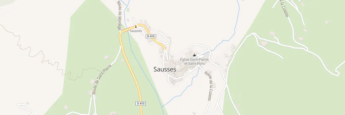 Plan du 7031 Le Village à Sausses