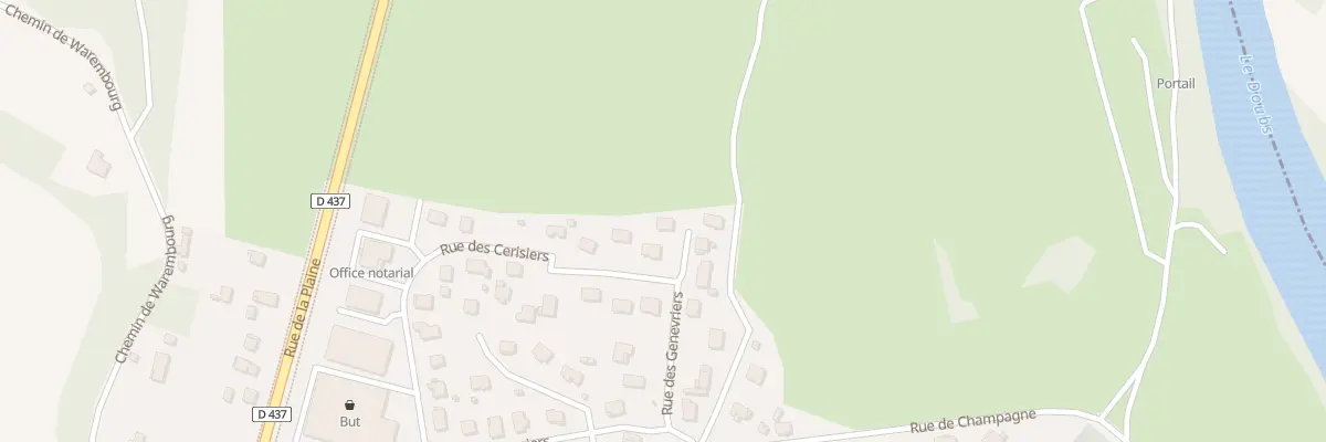 Plan du 16 Rue des Genévriers à Bourguignon