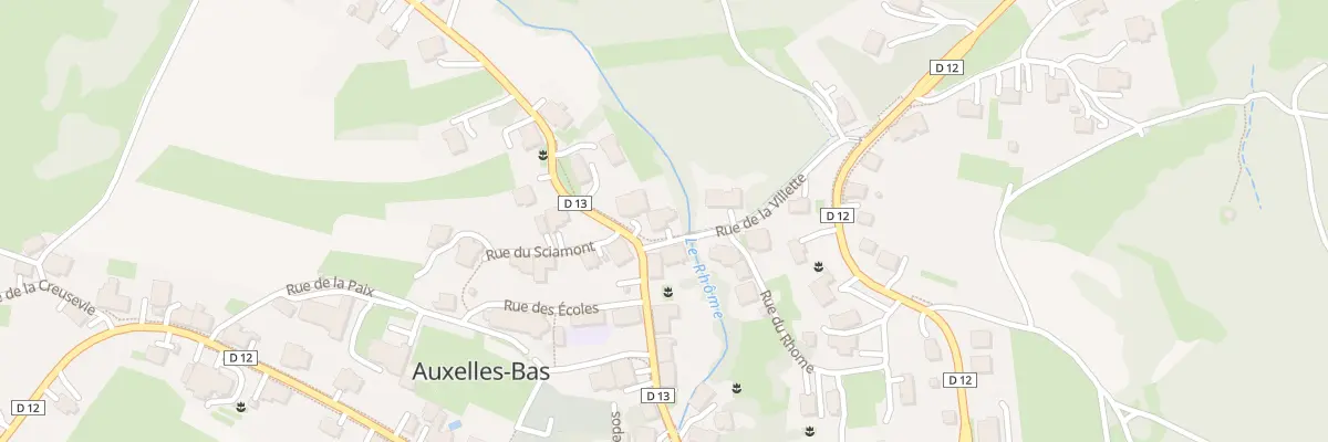 Plan du 1 Rue de la Villette à Auxelles-Bas