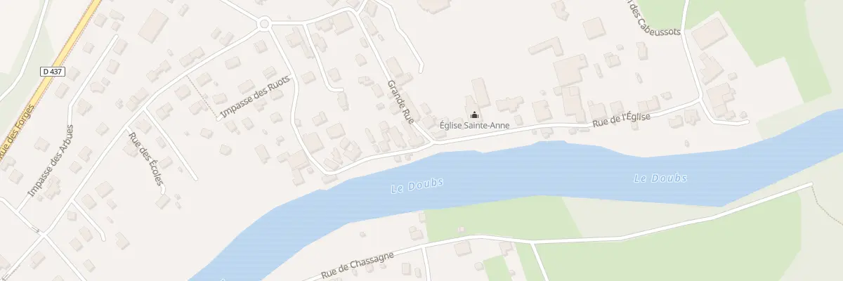Plan du 30 Gr Grande Rue à Bourguignon