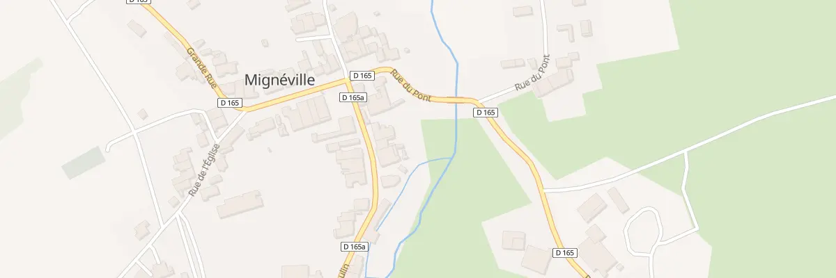 Plan du 3 Rue du Moulin à Mignéville