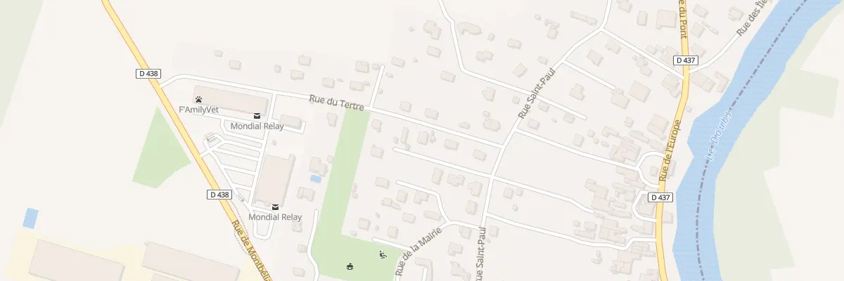Plan du 7 Rue du Tertre à Mathay