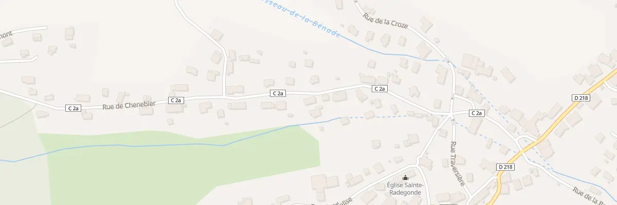 Plan du 17 Rue de Chenebier à Châlonvillars