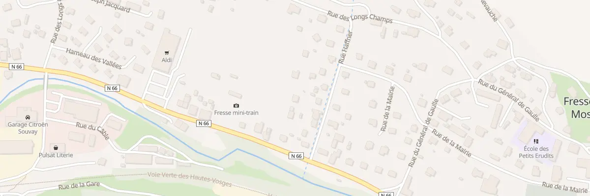 Plan du 26T Rue de Lorraine à Fresse-sur-Moselle