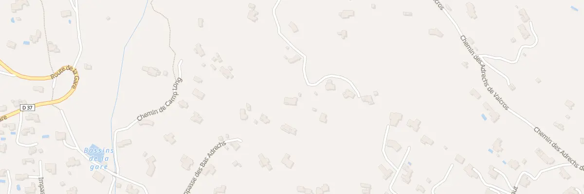 Plan du 6440 Les Bas Adrechs à Montauroux