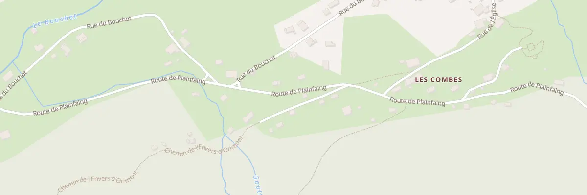 Plan du 22 Rte de Plainfaing à Rochesson