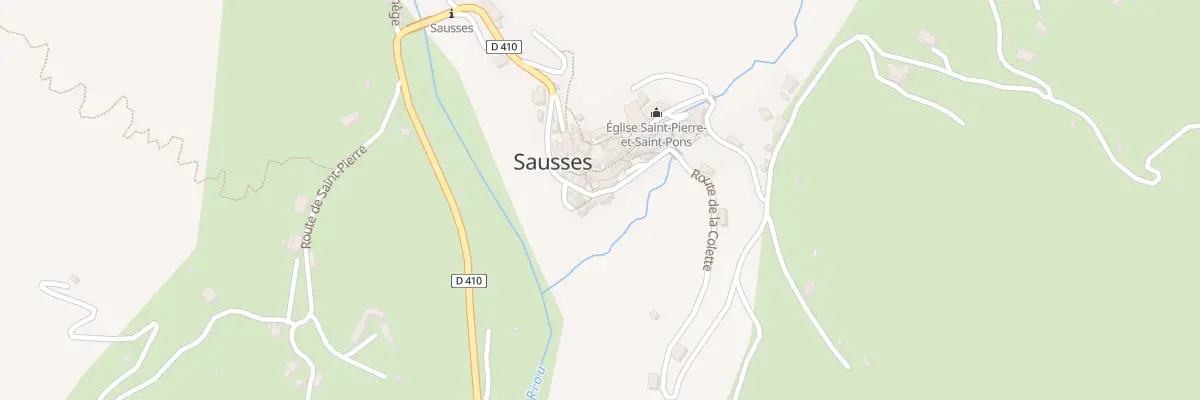 Plan du 7899 Le Village à Sausses