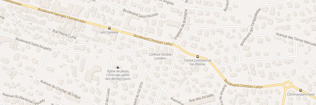 Plan du 120 Bd Christian Lafon à Saint-Raphaël